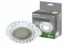 SQ0359-0143 Светильник встраиваемый СВ 03-13 MR16 50Вт G5.3 LED подсветка 3 Вт зеркальный/хром TDM