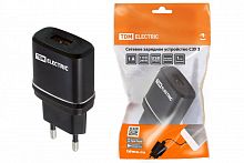 SQ1810-0011 Сетевое зарядное устройство, СЗУ 3, 2.1 А, 1 USB, черный, TDM