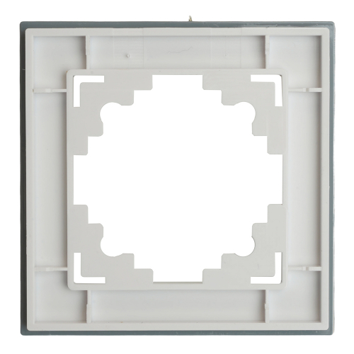 Рамка 1-местная, стекло, STEKKER, GFR00-7001-01М, серия Катрин, белый матовый 49594 в г. Санкт-Петербург  фото 3
