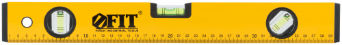 Уровень "Старт", 3 глазка, желтый корпус, фрезер. рабочая грань, магниты, шкала  400 мм в г. Санкт-Петербург 