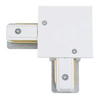 UL-00007381 Соединитель для шинопроводов UBX-Q123 R21 WHITE 1 POLYBAG типа R L-образный однофазный бел. Vople 