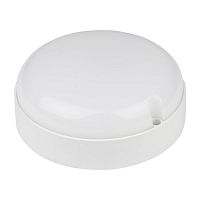 UL-00004565 Светильник светодиодный ULW-Q223 12W/4000K IP65 White Круг 12Вт 4000К IP65 d135мм промышленный накладной влагозащ. опал. рассеив. бел. Volpe 