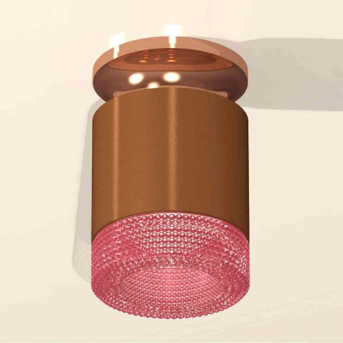 Комплект накладного светильника Ambrella light Techno Spot XS7404142 SCF/PPG/PI кофе песок/золото розовое полированное/розовый (N7930, C7404, N7193) в г. Санкт-Петербург  фото 3