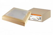SQ0303-0405 Светильник НПБ 02-2х40-111 УХЛ4 "Киото-1" сосна 2х40 Вт IP20 (270х270х75) TDM