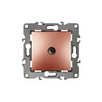 Б0019341 Розетка телевизионная одиночная TV 1мод. Эра12 12-3101-14 IP20 медь Эра 