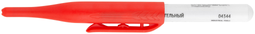 Маркер строительный перманентный, тонкий, удлиненное перо, красный 04344 в г. Санкт-Петербург 