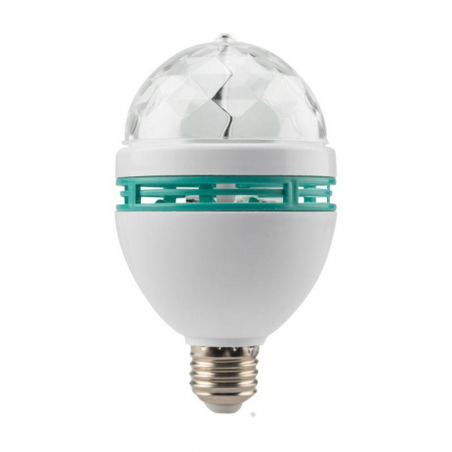 Лампа светодиодная "Диско" 6Вт шар E27 220В многоцв. с подставкой IP20 Neon-Night 601-251 в г. Санкт-Петербург  фото 10