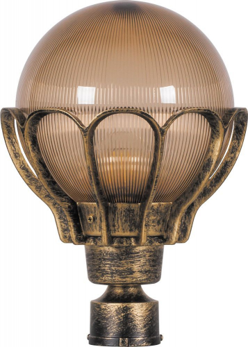 Светильник садово-парковый Feron PL5053 шар на столб 100W E27 230V, черное золото 11555 в г. Санкт-Петербург 