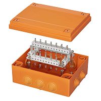 FSB414004 Коробка FS 240х190х90мм IP55 40п 450В 6А 4кв.мм с кабельными вводами и клеммниками пластик. DKC 