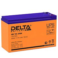 4614010630004 Аккумулятор UPS 12В 9А.ч HR 12-34 W Delta 