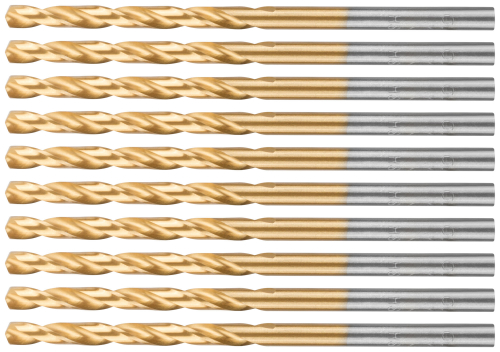 Сверло по металлу Cutop Profi с титановым покрытием, 3.2х65 мм (10 шт) в г. Санкт-Петербург  фото 5