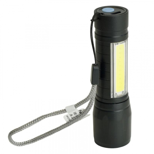 51118 Фонарь светодиодный ручной аккумуляторный USB ZOOм TH2408 FERON 