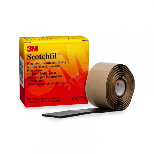 7000006089 Мастика 38мм 1.5м электроизоляционная Scotchfil