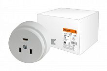 SQ1812-0006 Розетка РШ 32А 250В 2Р+РЕ СУ белая TDM