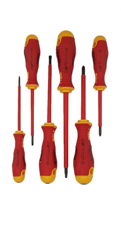 41396198 Набор диэлектрических отверток Ergonic (уп.6шт) Felo 