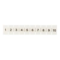 zb-st-2.5-1-10 Маркеры для UT/ST/Push-in 2.5 с нумерацией 1-10 (уп.100шт) EKF 
