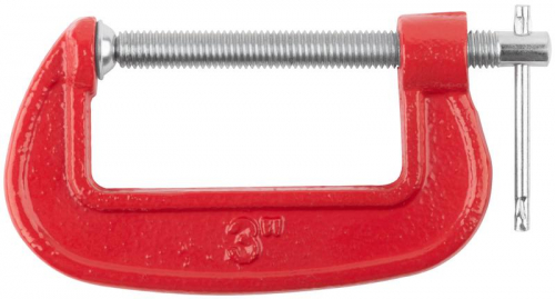 59203 Струбцина тип "G" 75мм 3дюйм FIT  фото 6