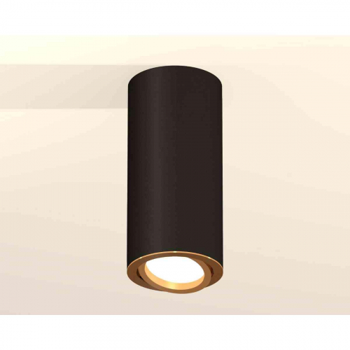 Комплект накладного светильника Ambrella light Techno Spot XS7443004 SBK/PYG черный песок/золото желтое полированное (C7443, N7004) в г. Санкт-Петербург  фото 3
