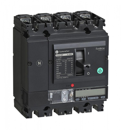 SPC100F10052E4DFC Выключатель автоматический SPC100 36кА S5.2E 4P4D 100А SE 