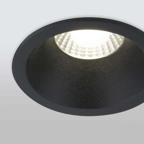 Встраиваемый светодиодный светильник Elektrostandard 15266/LED черный a055719 в г. Санкт-Петербург  фото 3