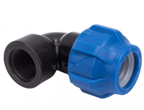Отвод компрессионный с внутренней резьбой 25х1/2" (Valfex) (120/30)