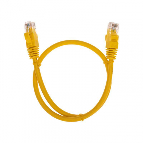 Патч-корд U/UTP CAT 6 RJ45-RJ45 26AWG LSZH желт. 0.5м Rexant 02-0295-05 в г. Санкт-Петербург 