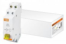 SQ0214-0018 Выключатель кнопочный c фиксацией и индикацией ВК-47M 1НО;1НЗ желтый TDM