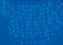Бахрома светодиодная 1,8м 48 светодиодов Синий свет Провод прозрачный ULD-B1805-048/DTA BLUE IP20 в г. Санкт-Петербург 