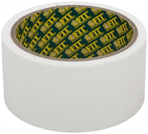 11756 Лента клейкая универсальная армированная "Ductape" 48ммх10м бел. FIT 