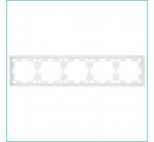 FD1005W Рамка 5-м СП FD бел. глянцевый Jasmart 