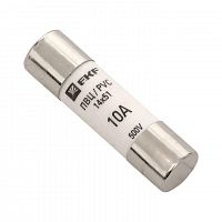 pvc-14x51-10 Вставка плавкая цилиндрическая ПВЦ 14х51 10А EKF 