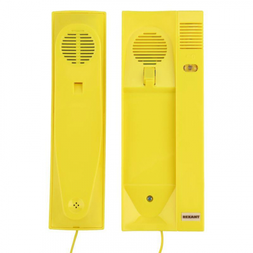 Трубка домофона с индикатором и регулировкой звука RX-322 желт. Rexant 45-0322 в г. Санкт-Петербург  фото 2