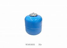 VF.AV.0035 Гидроаккумулятор вертикальный AV 35л (20шт/пал) син. VALFEX 