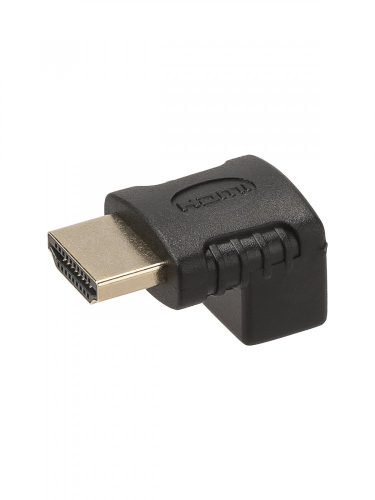 SQ4040-0104 Переходник "АВП 4" штекер HDMI - гнездо HDMI угловой на 90 градусов, позолоченные контакты, TDM