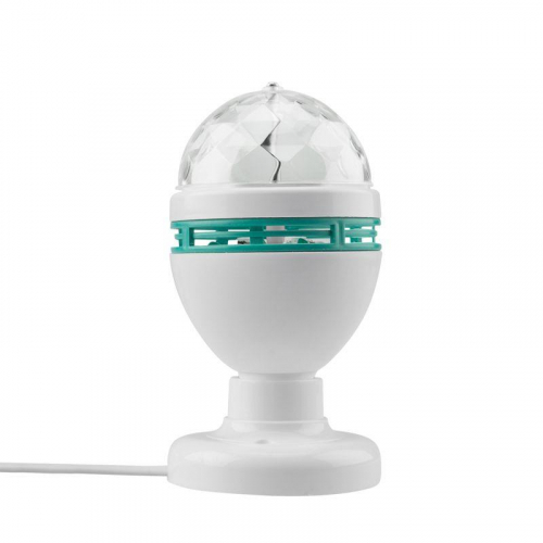 Лампа светодиодная "Диско" 6Вт шар E27 220В многоцв. с подставкой IP20 Neon-Night 601-251 в г. Санкт-Петербург  фото 9