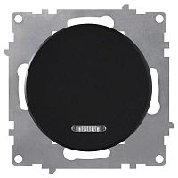 2172824 Выключатель 1-кл. СП Florence 10А IP20 с подсветкой механизм черн. (1E31701303) OneKeyElectro 