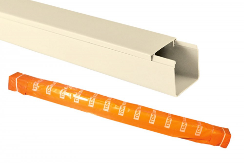 SQ0402-0506 Кабель-канал 25х25 слоновая кость (50м) TDM