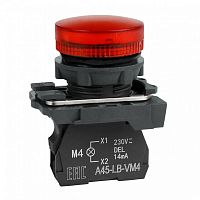 332191 Лампа сигнальная OptiSignal D22 C5-L-B4 красн. пластик 24VAC/DC XB5AVB4 КЭАЗ 