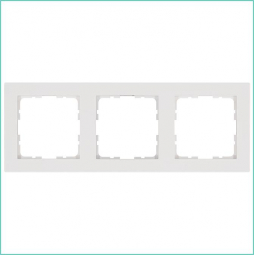 G1003W Рамка 3-м G-Classic бел. глянцевый Jasmart 