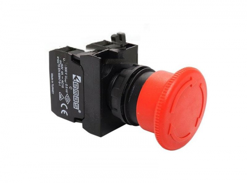 CP102E Кнопка аварийная (1НО+1НЗ) (CP) EMAS 