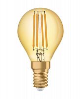 Лампа светодиодная филаментная Vintage 1906 LED CL P FIL GOLD 35 non-dim 4W/825 4Вт тепл. бел. E14 (замена 35Вт) зол. OSRAM 4058075293496 в г. Санкт-Петербург 