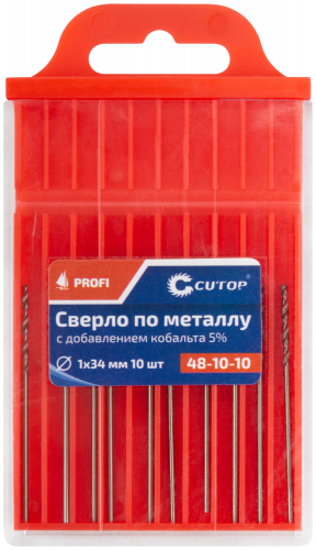 Сверло по металлу Cutop Profi  с кобальтом 5%, 1 x 34 мм (10 шт) в г. Санкт-Петербург  фото 3