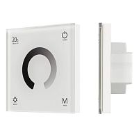 034774 Панель SMART-P4-DIM-G-IN White (12-24В 4х3А Sens 2.4G) (IP20 пластик) Arlight 
