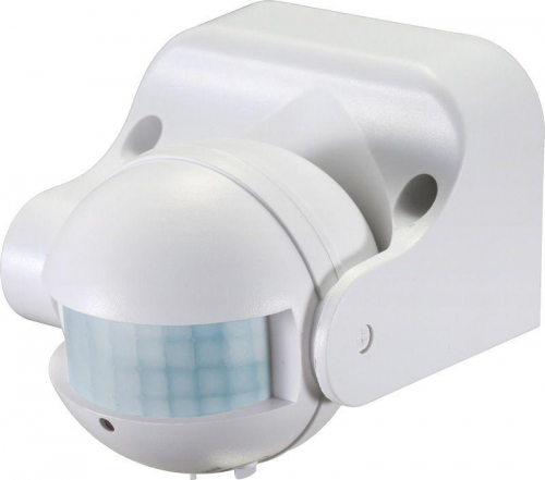 V1-ST752 Датчик движения MIC 180град. 1200Вт 15м IP44 VARTON 