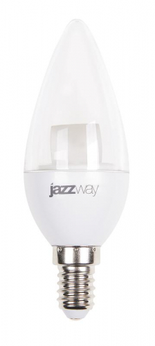 Лампа светодиодная PLED-SP CL 7Вт C37 свеча 3000К тепл. бел. E14 540лм 230В JazzWay 2853097 в г. Санкт-Петербург 