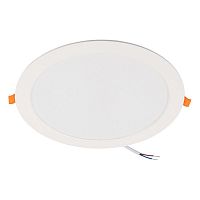 5069121 Светильник светодиодный PLED DL7 24Вт 6500К IP54 2040лм WH встраив. бел. Pro JazzWay 
