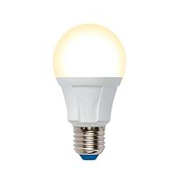 UL-00004287 Лампа светодиодная LED-A60 10W/3000K/E27/FR/DIM PLP01WH Яркая 10Вт матовая 3000К тепл. бел. E27 диммир. (упак. картон) Uniel 