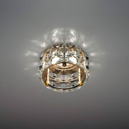Светильник встраиваемый Feron CD4527 потолочный MR16 G5.3 прозрачно-золотистый 28195 в г. Санкт-Петербург  фото 2