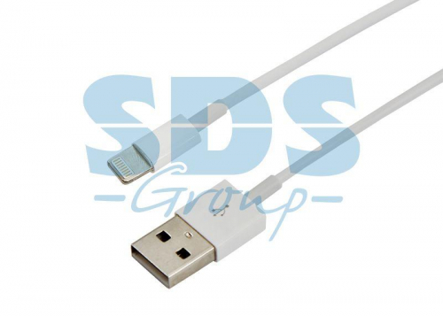 Кабель USB для iPhone 5/6/7 шнур 1м бел. (уп.10шт) Rexant 18-1121-10 в г. Санкт-Петербург  фото 2