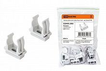 SQ0405-2002 Крепеж-клипса для трубы 20 мм (10шт) - цвет белый TDM